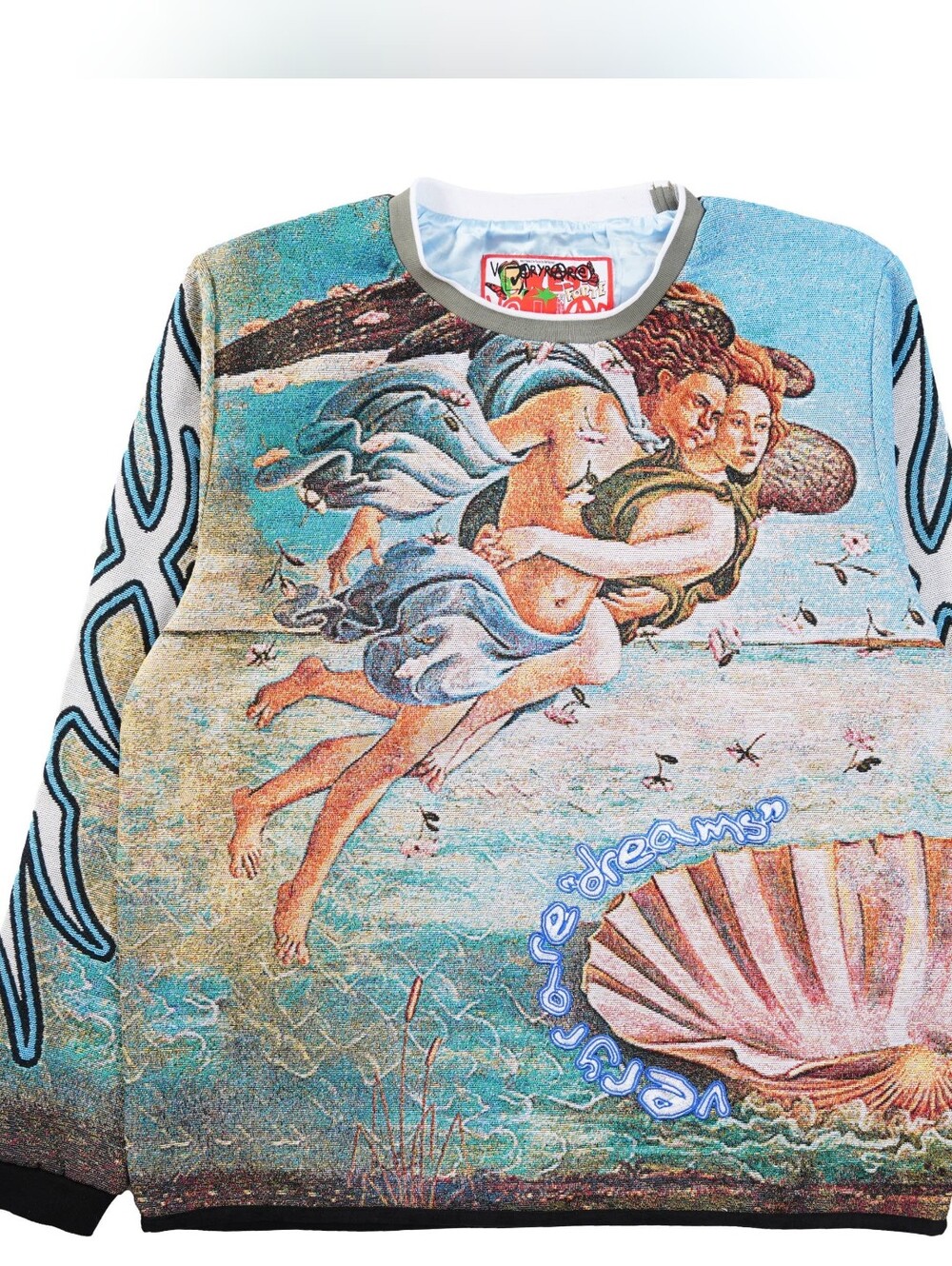 Veryrare By Raf Reyes Birth Of Venus multicolor Jacquard Sweater